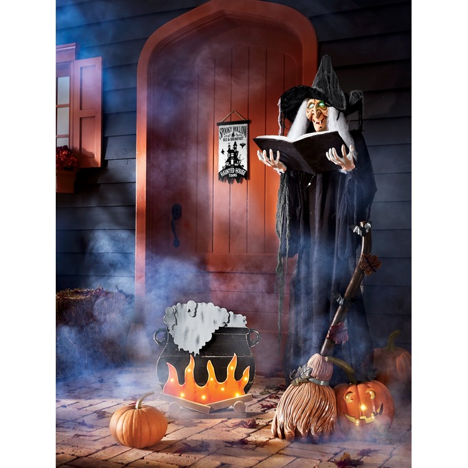 Standing Witch with Lights and Sounds, , large