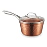 Gotham Steel Diamond 15-Piece Hammered Ceramic Cookware Set, Copper, large