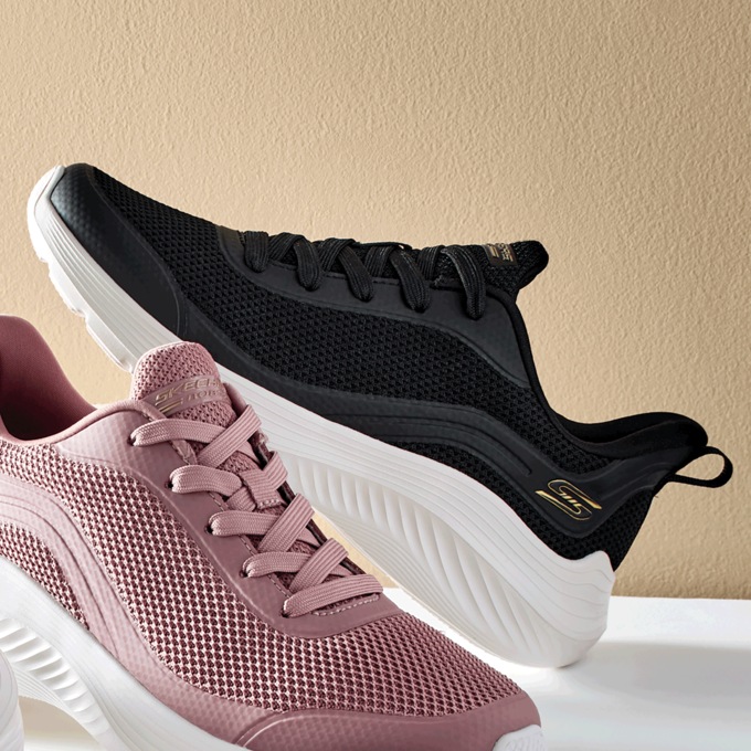 BOBS Women's Squad Wave Still Wading Lace-Up by Skechers Ginny's