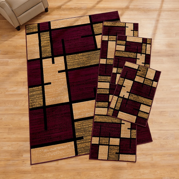 Gilmore 4-Piece Rug Set, , large