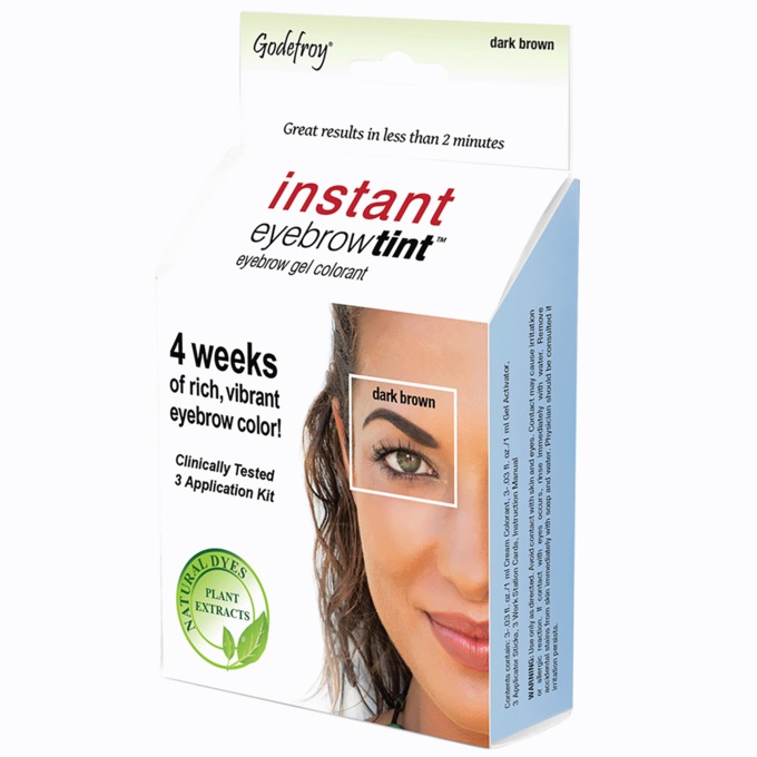 Instant Eyebrow Tint, Dark Brown, large