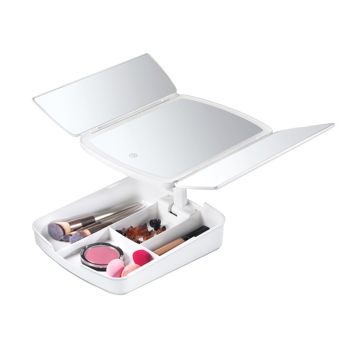 My Foldaway Lighted Makeup Mirror, , large
