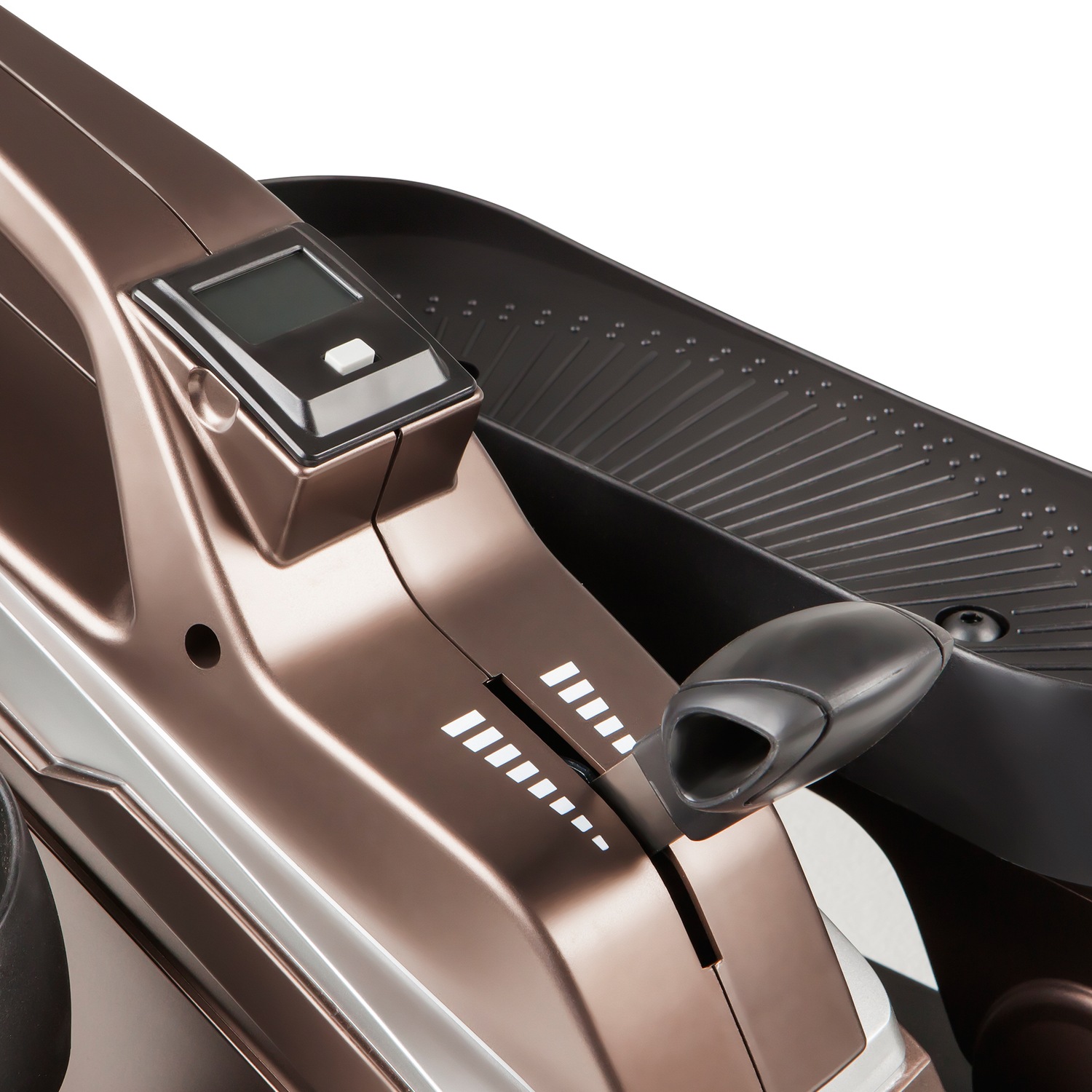Compact elliptical with resistance bands deals