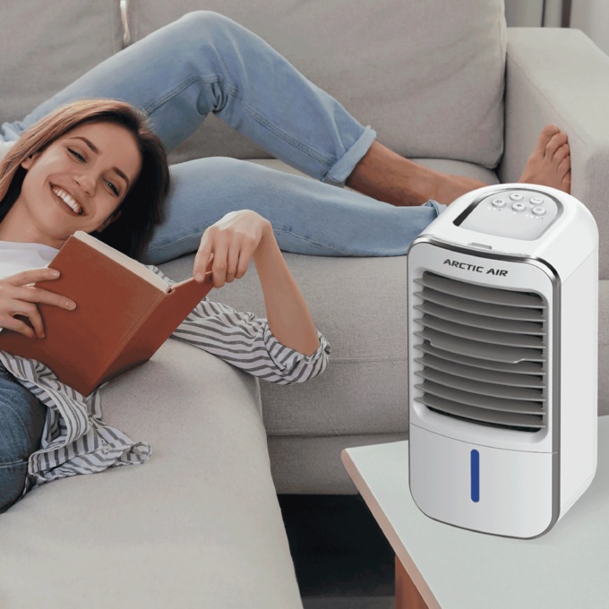 Arctic Air Turbo Chill XL Oscillating/Misting Personal-Space Cooler, , large