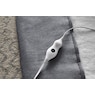 Foot Warming Heating Pad with Plush Pocket and Adjustable Heat, Gray, large