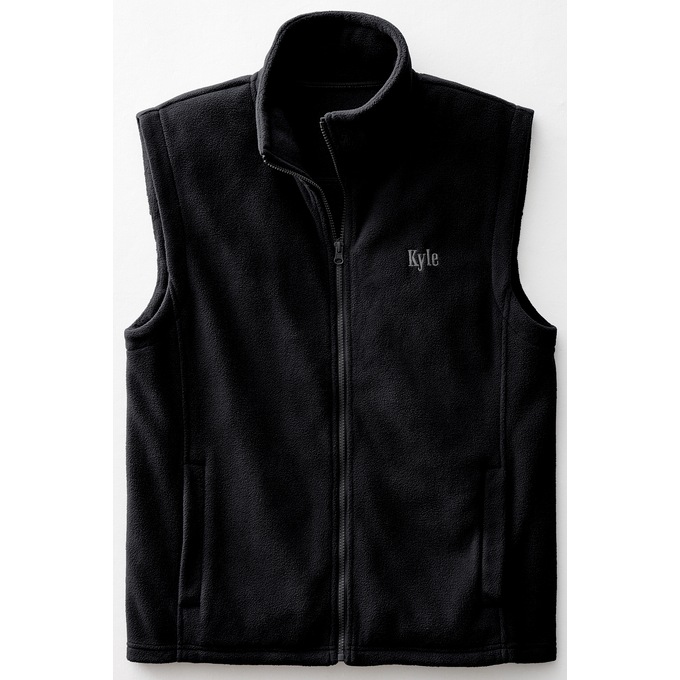 Men&#39;s Personalized Fleece Vest, , large