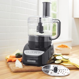  BLACK+DECKER Easy Assembly 8-Cup Food Processor: Home & Kitchen