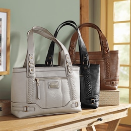 B.O.C. Larrison Braid Faux Leather Tote by Born, , large