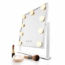 LED Vanity Makeup Mirror with Adjustable Light Temperature Settings, White, large