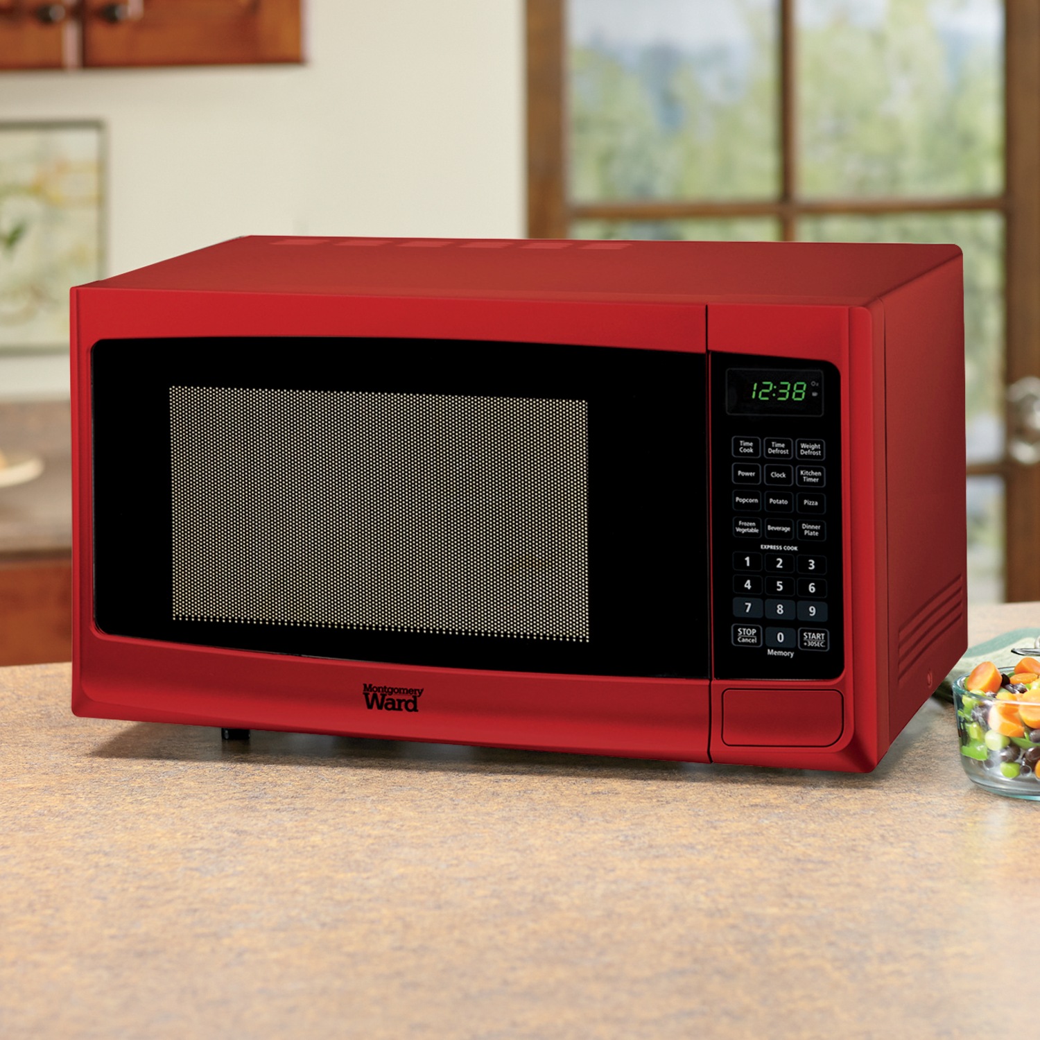 Countertop Essential 1 Cu Ft Colored Microwave Oven By Ft Colored Microwave Oven By Montgomery Ward