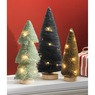 Set of 3 Lit Bottlebrush Trees, , large