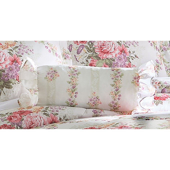 Scarborough Bouquet Neckroll Pillow, , large