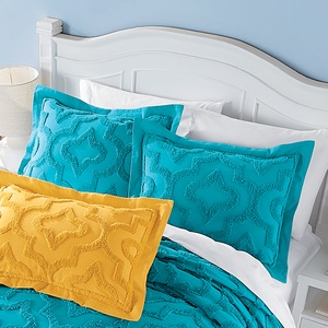 Color Connection Chenille Sham, , large