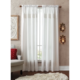 Scalloped Eyelet Cotton Panel, , large