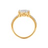 Diamond Round Cluster Ring, , large