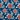 Set of 2 Pillows, Navy Floral, swatch