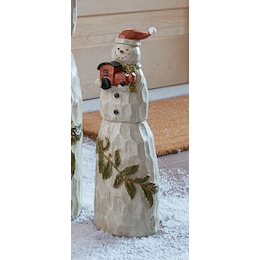 Resin Snow Child with Train, , large