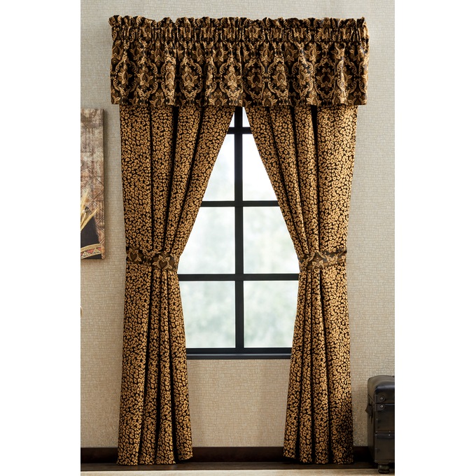 Bordeaux Jacquard Panel Pair, , large