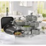 13-Piece Granite Aluminum Cookware Set, Gray, large