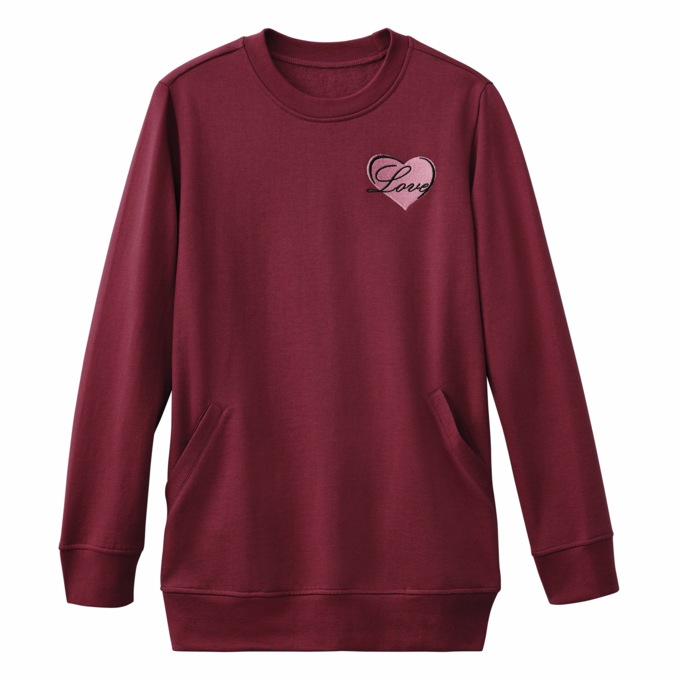 Novelty Fleece Sweatshirt, , large