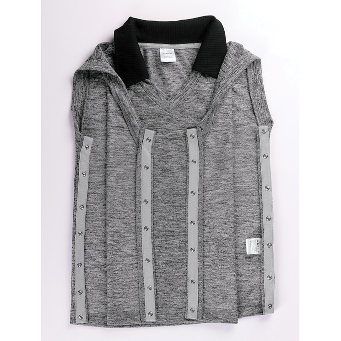 Adaptive Sleeveless Top with Snaps, , large