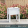 Lift-Top Patio Cooler, White, large