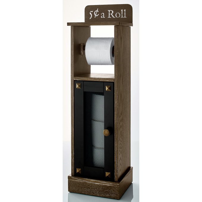 Weathered Toilet Paper Holder, , large