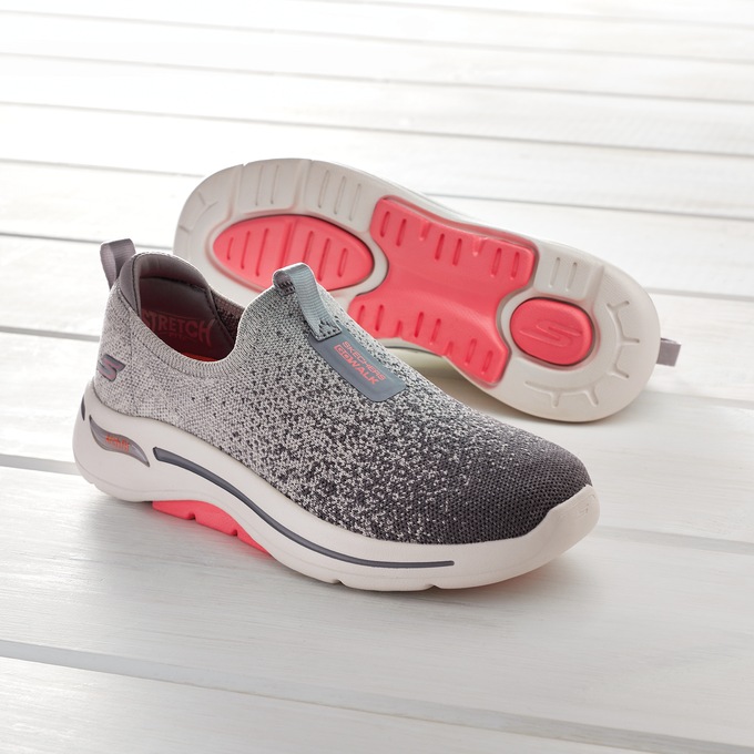 Skechers Women’s GO WALK Arch Fit Lunar Views Slip-On, , large
