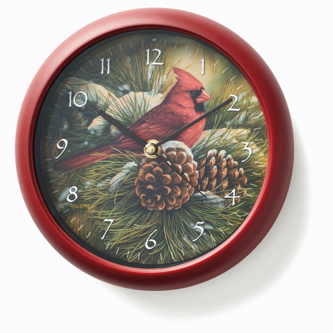 Cardinal Sounds Wall Clock, Multi, large