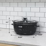 Elite Gourmet 6-Quart Diamond Pattern Slow Cooker, Black, large