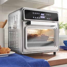 Stainless Steel Digital Toaster Oven with Rotisserie, , large