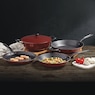5-Piece Mason Enameled Cast Iron Cookware Set, Brick, large