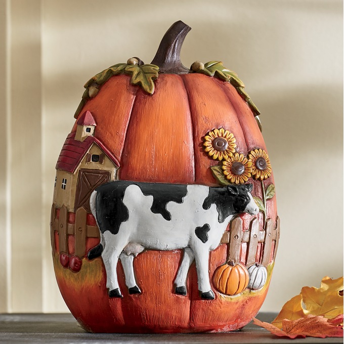 Resin Harvest Pumpkin, , large
