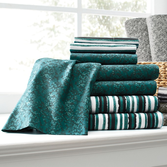 Contemporary 2-Pack Microfiber Sheet Set, , large