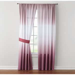 Faith Ombr&eacute; Semi-Sheer Panel Pair, , large