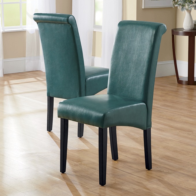 Teal high back dining chairs store