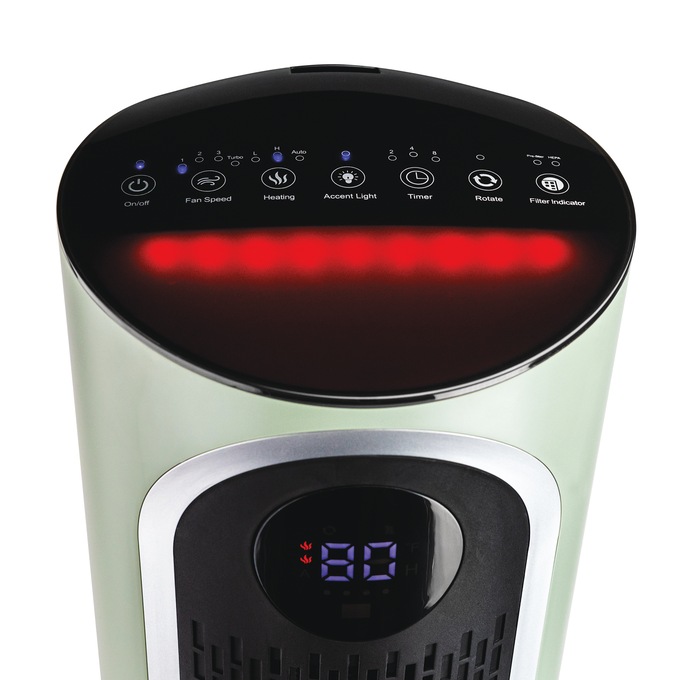 LivePure 3-in-1 Purifier/Fan/Heater , Sage, large