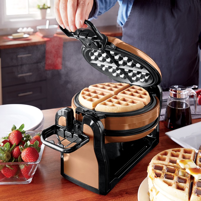 Double Flip Waffle Maker