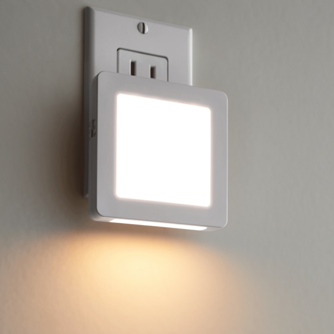Set of 2 Automatic Dimmable Night Lights, , large
