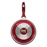 Chef Tested 8-Piece Ceramic Banded Cookware Set by Wards, Red, large