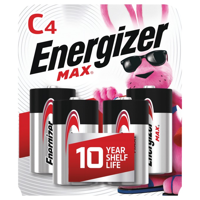 Energizer Max 4-Pack C Batteries, , large