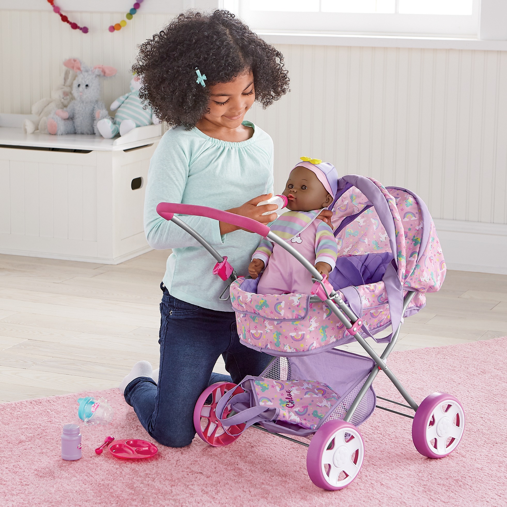 dolly and pram set