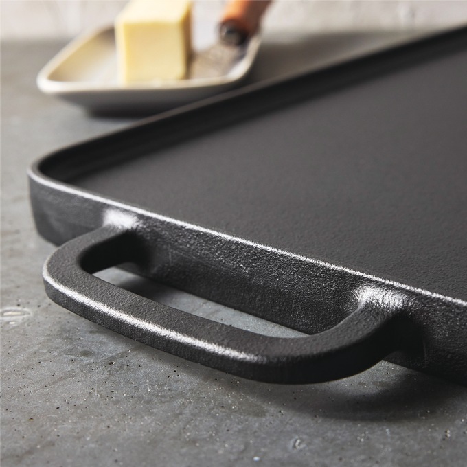 Bobby Flay by GreenPan Reversible Cast Iron Grill/Griddle Pan, , large