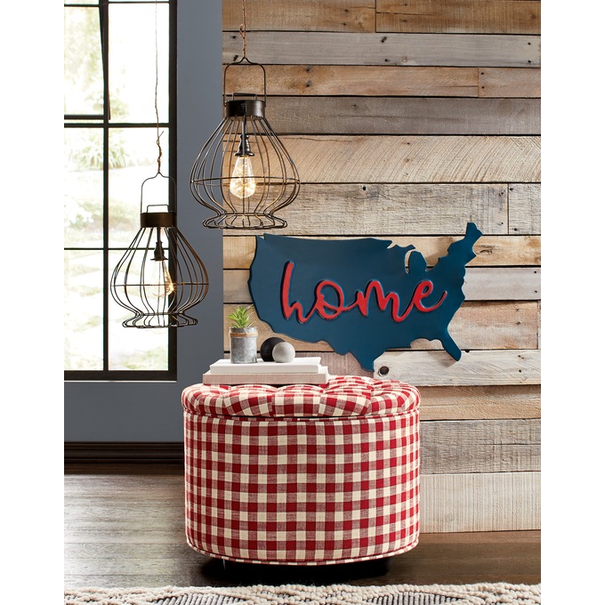 Metal USA Home Sign, , large