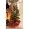 4-Foot Christmas Tree in Red Sled, , large