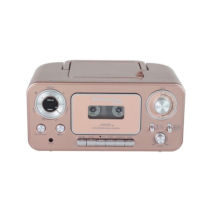 Studebaker Bluetooth Boombox with Cassette, , large