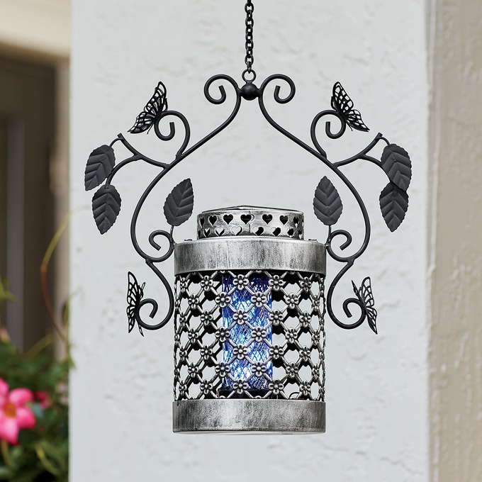 Solar Hanging Bug Zapper, , large