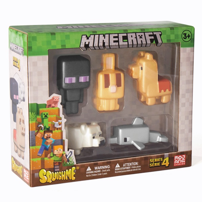 Minecraft SquishMe Plush Collector Set, , large
