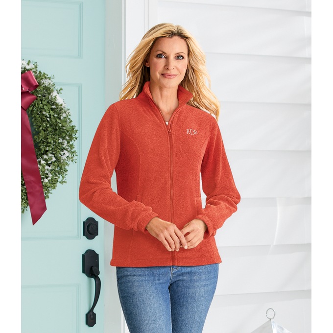Women's Personalized Fleece Jacket, , large
