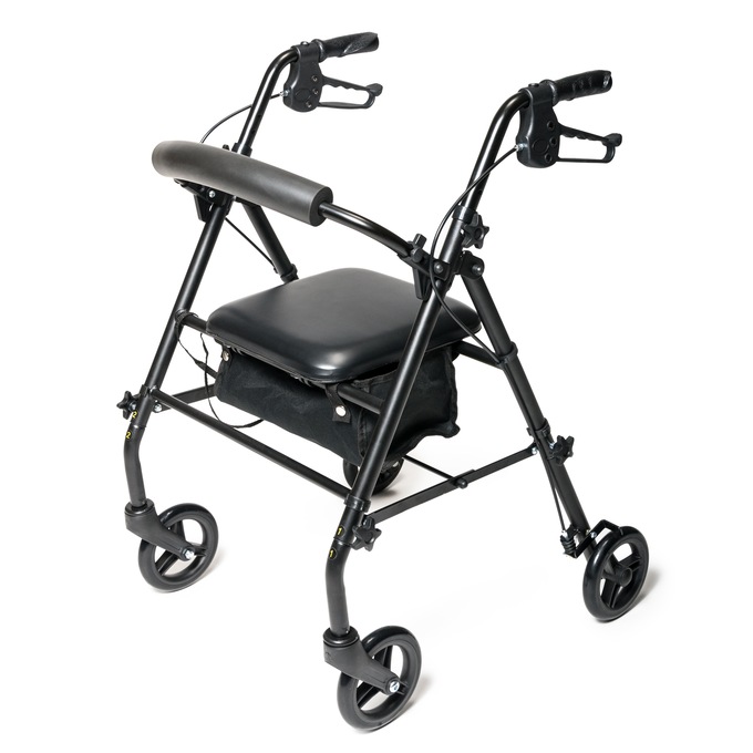 Lumex Walkabout Steel Knock-Down Rollator, , large